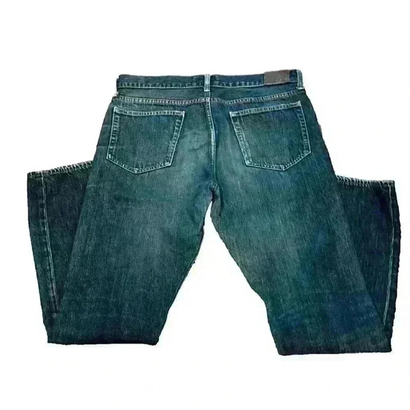 J. Crew Other - J Crew 770 Mens Jeans 34 x 32 Blue Dark Wash Straight Leg Preppy Denim